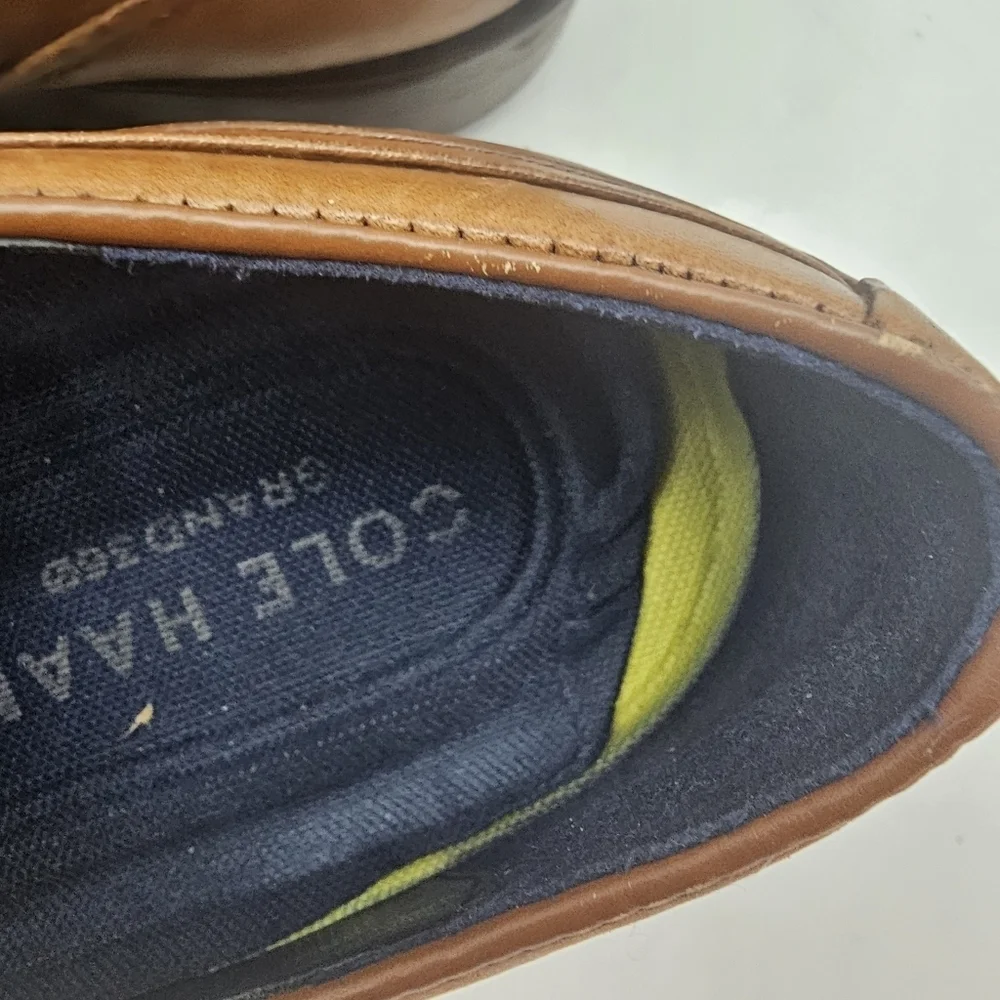 Cole Haan Carnegie Cap Toe Oxford Shoes Men’s Size 9.5 British Tan